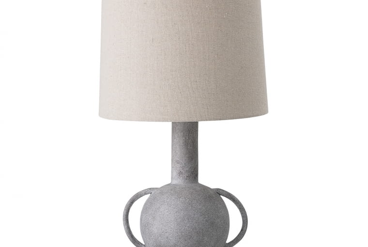 Lampa Torgo Bloomingville, terakota, żelazo i len, 30,5 x 58 cm, 659,25 zł