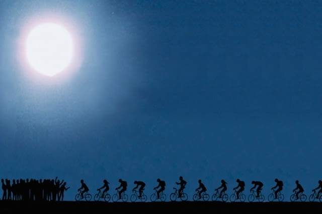 Assocreation 'Moon Ride', wizualizacja reklamująca projekt, fot. archiwum artystów, 2007 wwb2, warszawa w budowie, muzeum, festiwal
