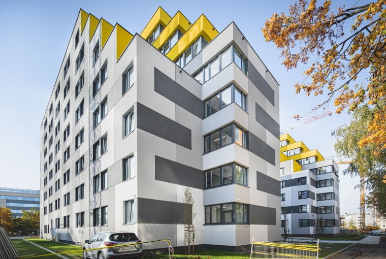 Foxtrot - prywatny akademik w Warszawie. Proj. 22ARCHITEKCI Foxtrot - prywatny akademik w Warszawie. Proj. 22ARCHITEKCI