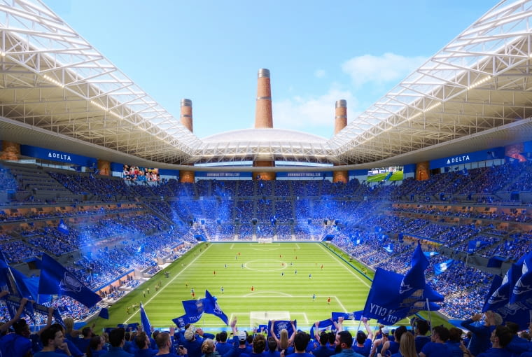 Nowy stadion Birmingham City F.C. Proj. Heatherwick Studio i MANICA Architecture