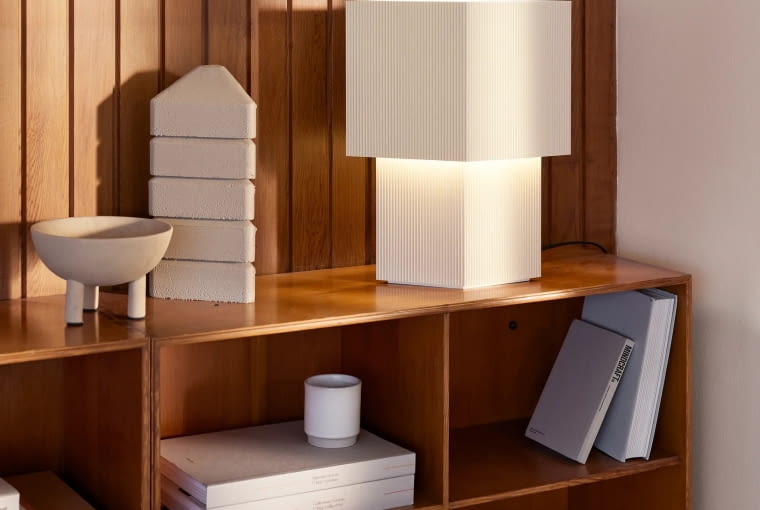 Lampa Stołowa Romb 48 Cm Cotton Pholc