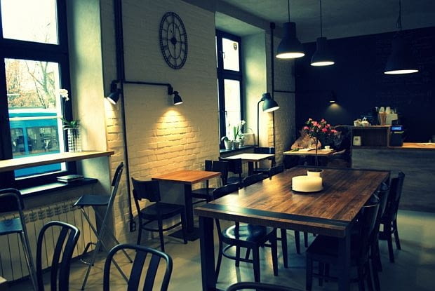 Bococa Bistro. Pl. Inwalidów 7, Kraków Bococa Bistro, dobrze zaprojektowany lokal, lokale z pomysłem