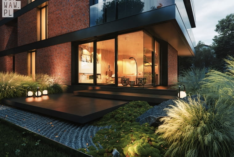 Dom Czerwony, blok mieszkalny, budynek mieszkalny, blok, nowoczesny blok