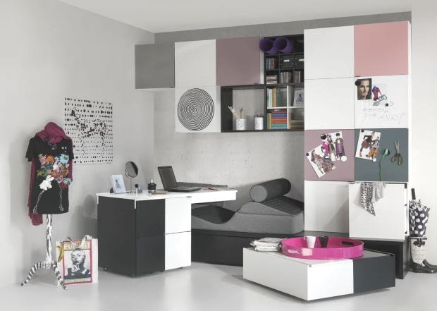Pokój nastolatki Young Users for Vox, meble, kolekcja, VOX