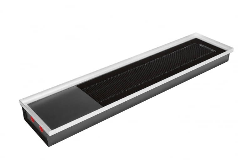 Duo/REGULUS-system | Z naturalną konwekcją | wymiary [mm]: wys. 100, szer. 350, dł. 600-3000 (co 10 cm) | wymiennik - miedziano-aluminiowy | moc: 240-1680 W (75/65/20) | maks. temp.: 110°C | Cena: 403-2016 zł (bez podestu), www.regulus.com.pl