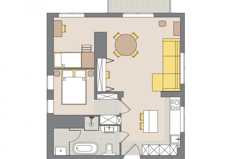 Mieszkanie w Warszawie, 3 pokoje, domownicy: Joanna z córką Zuzanną Mieszkanie w Warszawie, 3 pokoje, domownicy: Joanna z córką Zuzanną