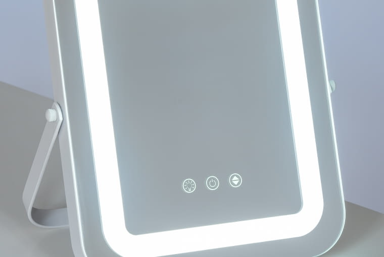 lusterko kosmetyczne, metal i szkło, 25 x 30 cm, 107 zł, costway.pl lusterko kosmetyczne, metal i szkło, 25 x 30 cm, 107 zł, costway.pl