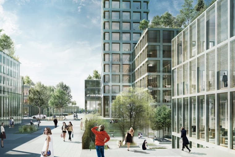 Bestseller Tower w Brande (Dania) - najwyższy wieżowiec w Europie Zachodniej. Proj. Dorte Mandrup Arkitekter Bestseller Tower w Brande (Dania) - najwyższy wieżowiec w Europie Zachodniej. Proj. Dorte Mandrup Arkitekter