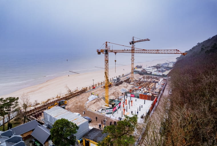 The Sea Resort w Międzyzdrojach - budowa The Sea Resort w Międzyzdrojach - budowa