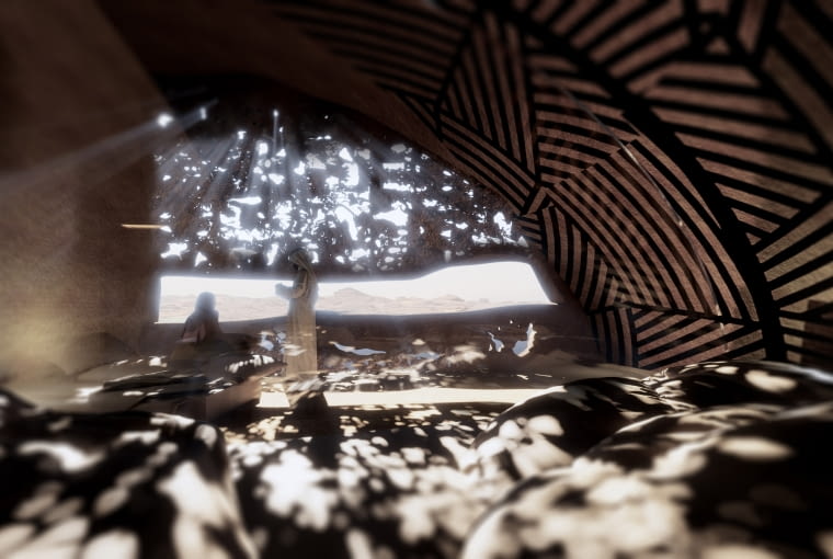 Hotel w Al-Ula w Arabii Saudyjskiej. Proj. Jean Nouvel Hotel w Al-Ula w Arabii Saudyjskiej. Proj. Jean Nouvel