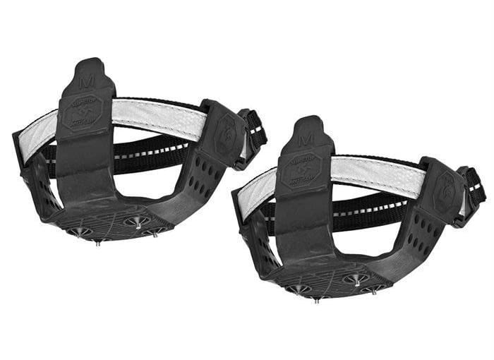 Nakładki antypoślizgowe na buty. Solidne nakładki antypoślizgowe z 4 mocnymi kolcami, dającymi dobrą przyczepność przez cały dzień. Nakładki łatwo jest przymocować do butów, ponadto są wyposażone w odblaski, które zapewnią Ci lepszą widoczność. Cena: 89 zł