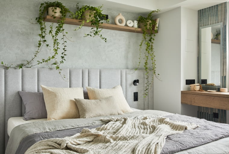 Mała sypialnia - pomysł na aranżację