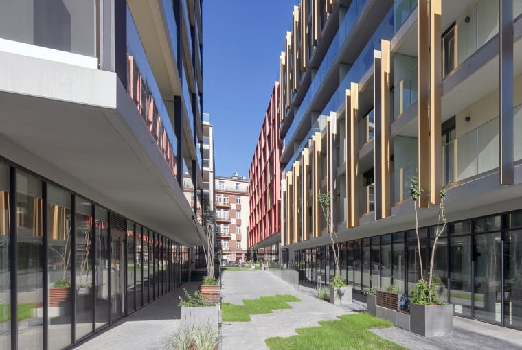Apartamenty przy pasażu. Proj. MTA Architekci Apartamenty przy pasażu. Proj. MTA Architekci