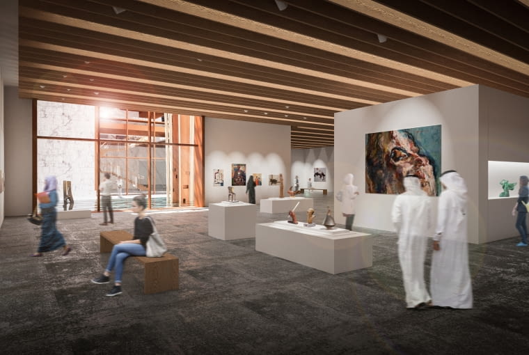 Muzeum Arabskiej Sztuki Współczesnej w Szardży. Proj. AIDA STUDIO - Ronaldo Rodriguez-Leal i Natalia Wrzask. Muzeum Arabskiej Sztuki Współczesnej w Szardży. Proj. AIDA STUDIO - Ronaldo Rodriguez-Leal i Natalia Wrzask.