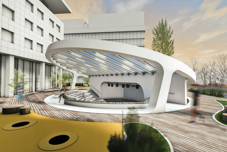 Amfiteatr na Służewcu. Proj. mode:lina. Amfiteatr na Służewcu. Proj. mode:lina.