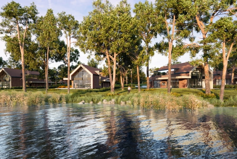 Osiedle na wyspie pod Pasymiem. Proj. Exterio Osiedle na wyspie pod Pasymiem. Proj. Exterio