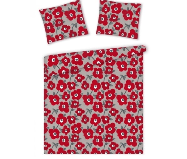 Home&you: komplet pościeli Fiori ze 100% bawełny. Pościel 160x200 cm przeceniona ze 139 zł na 97,30 zł; pościel 200x200 cm przeceniona ze 169 zł na 118,30 zł. home&you, wnętrza, dodatki, akcesoria