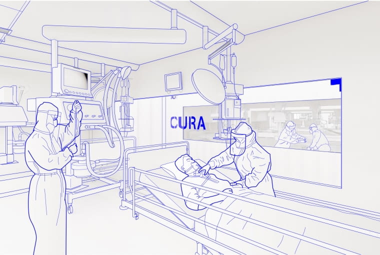 Mobilny szpital z kontenerów transportowych. Proj. CRA-Carlo Ratti Associati i Italo Rota Mobilny szpital z kontenerów transportowych. Proj. CRA-Carlo Ratti Associati i Italo Rota