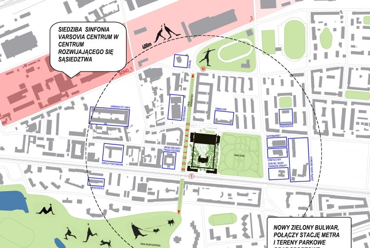 Sinfonia Varsovia Centrum - plan Sinfonia Varsovia Centrum - plan