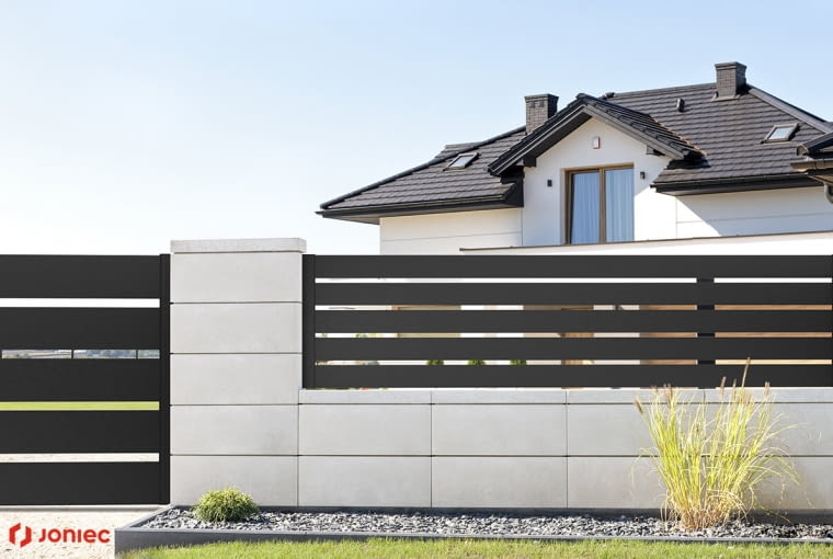 Ogrodzenie modułowe ROMA Mega, kolor snow,