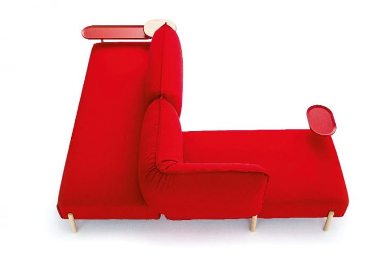 Sofa (Love me) Tender modułowa, ze zintegrowanymi stoliczkami, Moroso Sofa (Love me) Tender modułowa, ze zintegrowanymi stoliczkami, Moroso