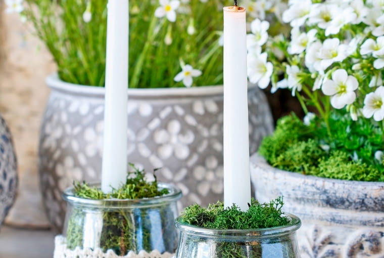 Świece - pomysł na aranżację świece