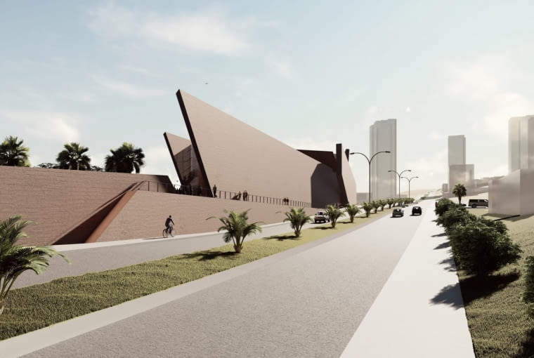 Museo Regional de Tarapaca w Iquique (Chile). Projekt: Studio Libeskind. Museo Regional de Tarapaca w Iquique (Chile). Projekt: Studio Libeskind.