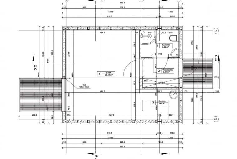 Dom Solace - rzut Dom Solace - rzut