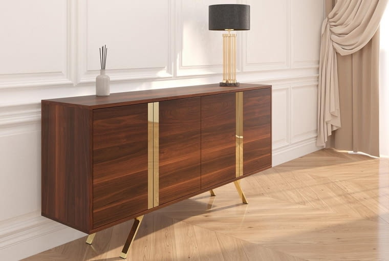 Kolekcja DANCAN złote dodatki do salonu