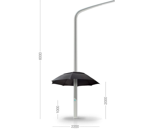 Lampbrella - latarnia z parasolką Lampbrella - latarnia z parasolką