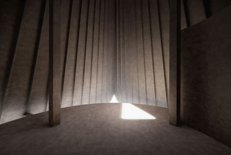 Komorebi - kabina do medytacji w ośrodku jogi Vale De Moses w Portugalii. Proj. Piotr Pasierbiński i Duc Ngo Komorebi - kabina do medytacji w ośrodku jogi Vale De Moses w Portugalii. Proj. Piotr Pasierbiński i Duc Ngo