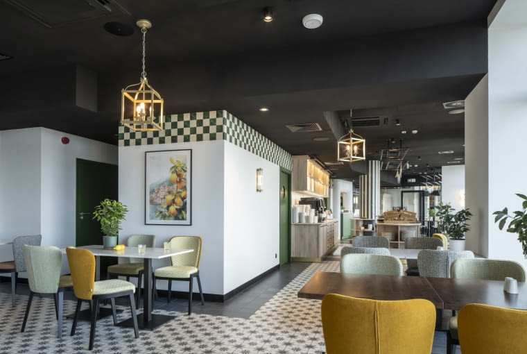 Wnętrza restauracji Capri projektu pracowni Tremend Wnętrza restauracji Capri projektu pracowni Tremend