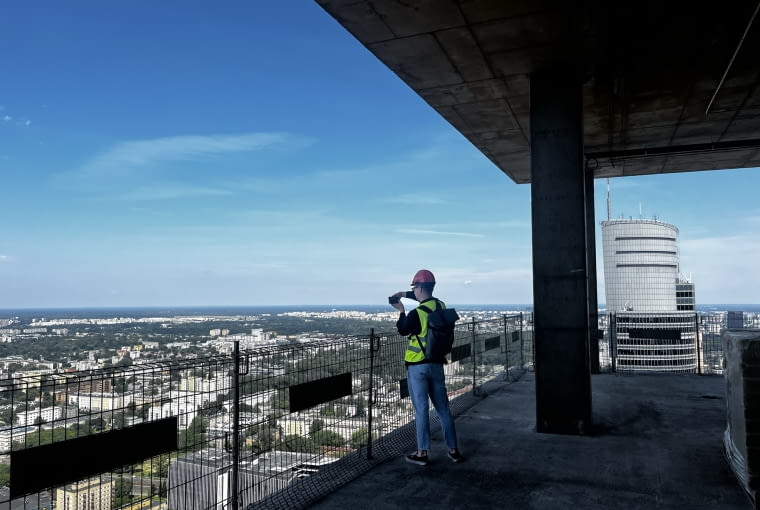 Budowa The Bridge w Warszawie