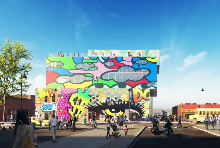 Glass Mural - biurowiec ze szklanymi muralami od MVRDV Glass Mural - biurowiec ze szklanymi muralami od MVRDV