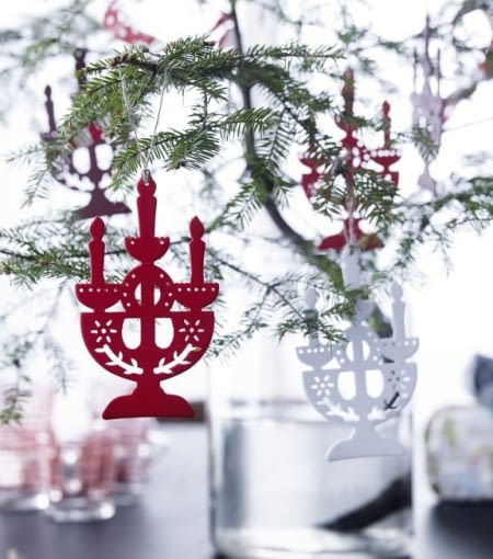 Święta w IKEA: VINTERMYS dekoracja wisząca (4 szt.). Cena: 14,99 zł. Ikea, święta, boże narodzenie, nowości, świąteczne dodatki