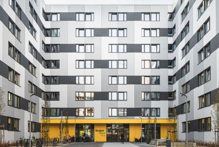 Foxtrot - prywatny akademik w Warszawie. Proj. 22ARCHITEKCI Foxtrot - prywatny akademik w Warszawie. Proj. 22ARCHITEKCI