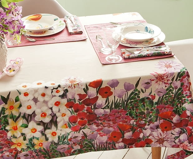 Zara Home - obrus: 239 zł; serwetki (4 szt.): 99 zł. zara home, nowości, wiosenne dodatki we wnętrzach, 2014, trendy, dodatki, wnętrzarskie dodatki, akcesoria