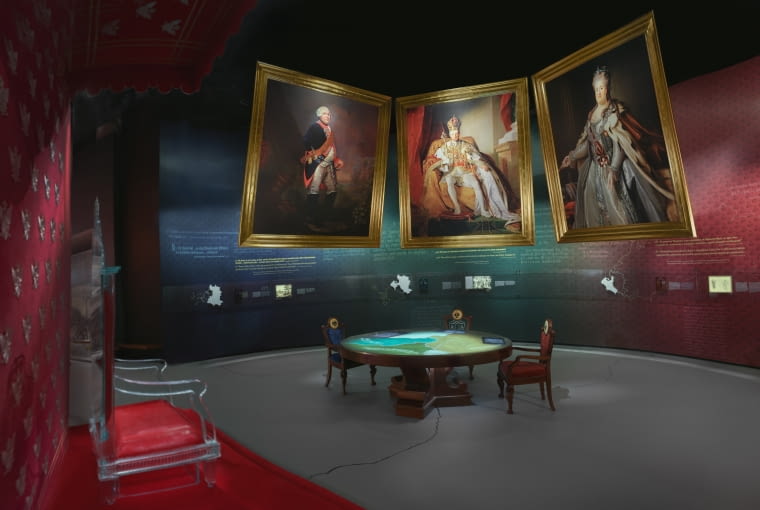 Muzeum Historii Żydów Polskich POLIN - wystawa główna. Proj. Nizio Design International