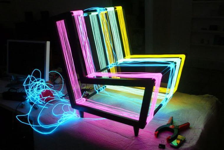 Disco Chair neony, disco chair, design