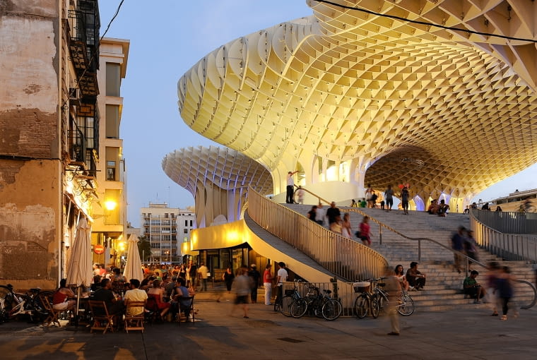 Metropol Parasol w Sewilli. Proj. Jürgen Mayer H. Metropol Parasol w Sewilli. Proj. Jürgen Mayer H.