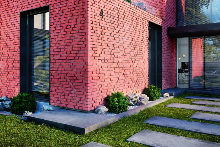 Ceglana elewacja Ceglana elewacja