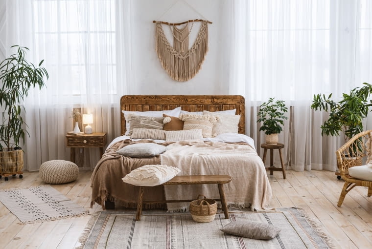 Aranżacja w stylu boho styl boho
