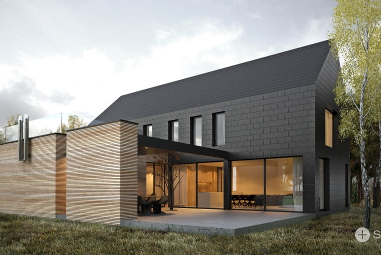 Dark Plate House w Poznaniu. Proj. Spacelab Dark Plate House w Poznaniu. Proj. Spacelab