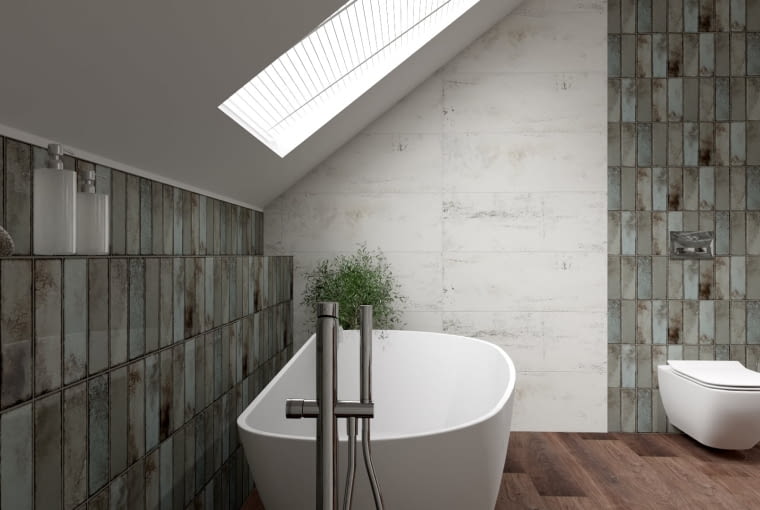 Łazienka na poddaszu