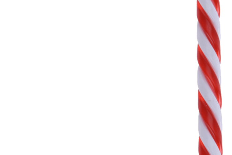 Zawieszka laska cukrowa 30 cm czerwono-biała 4,99 zł, kod 89162583