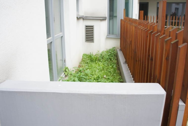 Osiedle mieszkaniowe w Krakowie.