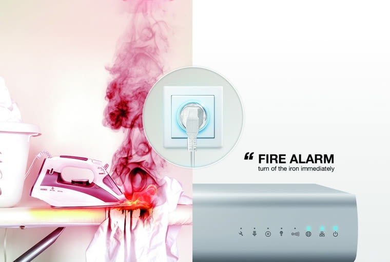 W systemie alarmowym mogą pracować czujki reagujące na pierwsze znamiona pożaru. Gdy w pomieszczeniu wykryty zostanie dym lub nagły wzrostu temperatury, centrala wywoła alarm i powiadomi wskazane osoby System alarmowy