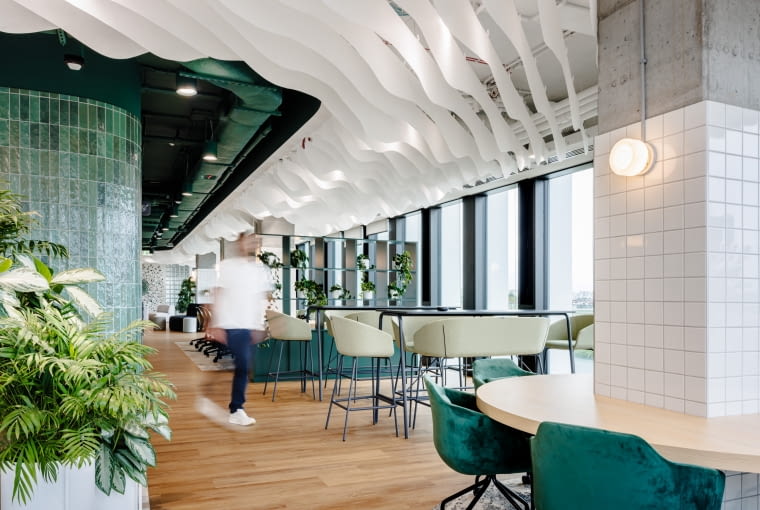 Biuro Lux Med w Warszawie. Proj. Workspace