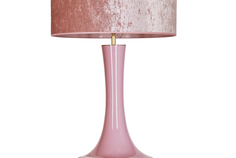 Lampa Troya Rouge, szkło bezbarwne, malowane, wys. 110 cm, 2864 zł, 4concepts.pl