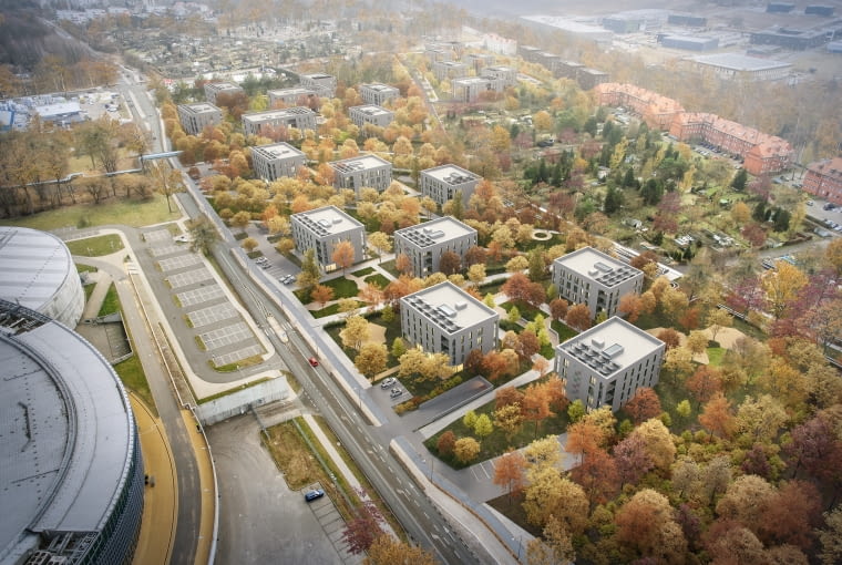 Projekt TBS w Gliwicach - ul. Pszczyńska